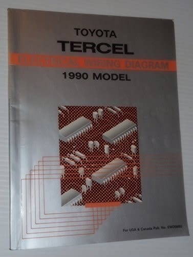 Toyota Tercel Electrical Wiring Diagram 1990 Model