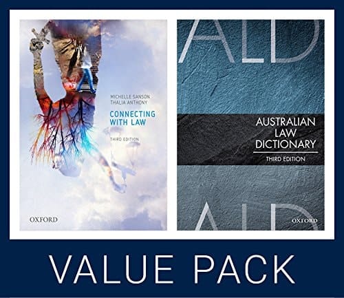 Connecting With Law 3e And Australian Law Dictionary 3e