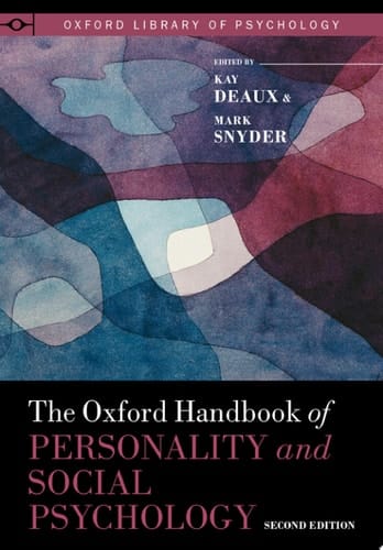 The Oxford Handbook Of Personality And Social Psychology