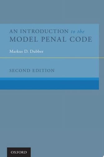 An Introduction To The Model Penal Code