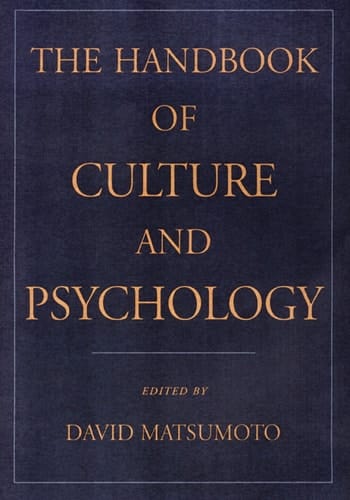 The Handbook of Culture and Psychology