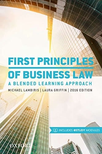 First Principles of Business Law