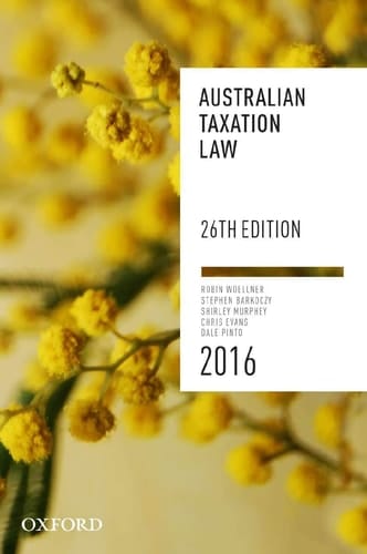 Australian Taxation Law 2016