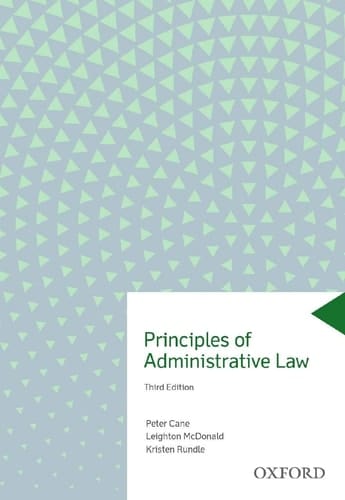 Principles of Administrative Law