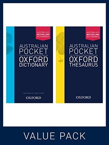Australian Pocket Oxford Dictionary 7E + Australian Pocket Oxford Thesaurus Pack: Value Pack