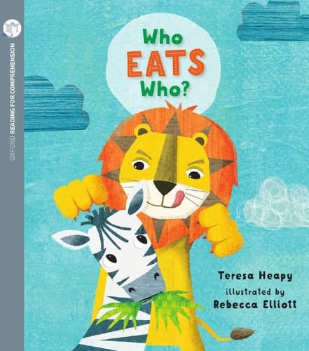 Who Eats Who. (Pack of 6 with Comprehension Coaching Card)
