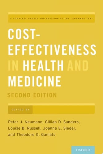 Cost-effectiveness In Health And Medicine