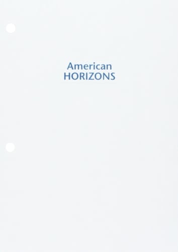 American Horizons: U.S. History in a Global Context, Volume II: Since 1865, with Sources