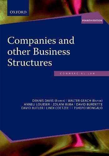 Companies and other Business Structures in South Africa