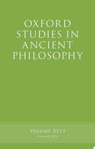 Oxford Studies in Ancient Philosophy, Volume 46
