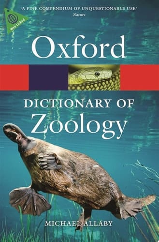 A Dictionary Of Zoology