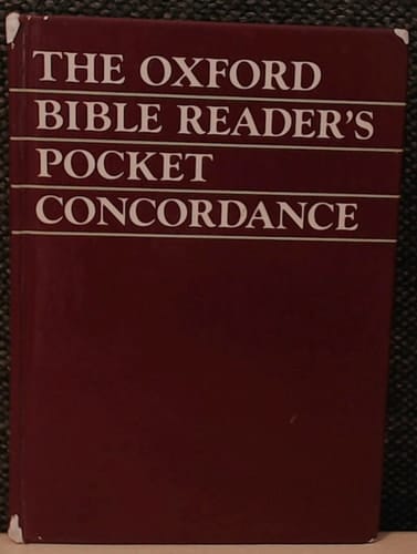 Dictionary of Scripture Proper Names With Their Pronunciation and Meaning Together With Subject Index and Concordance (Pocket Concordance)
