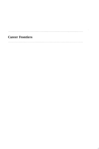 Career frontiers: new conceptions of working lives