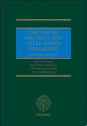 The Law Of Security And Title-based Financing