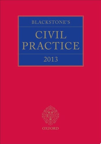 Blackstone's Civil Practice 2013