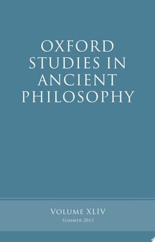 Oxford Studies in Ancient Philosophy, Volume 44