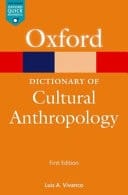 A Dictionary Of Cultural Anthropology