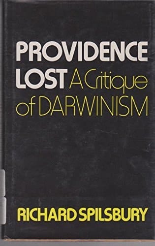 Providence lost: A critique of Darwinism