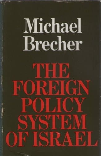 The foreign policy system of Israel: setting, images, process