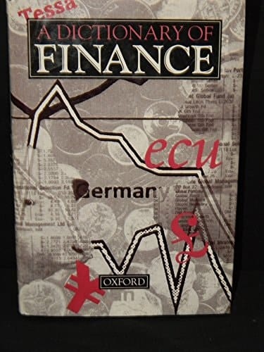 A Dictionary of Finance