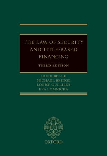 The Law of Security and Title-Based Financing
