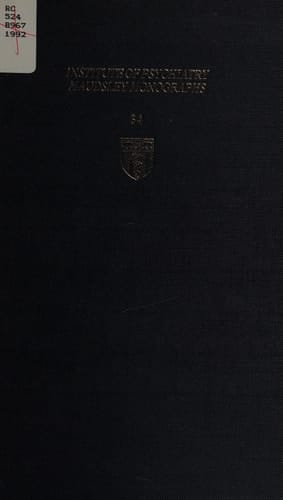 Clinical Diversity in Late Onset Alzheimer's Disease (Maudsley Monographs, 34)