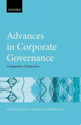 Advances in Corporate Governance: Comparative Perspectives (Hertie Governance Report)