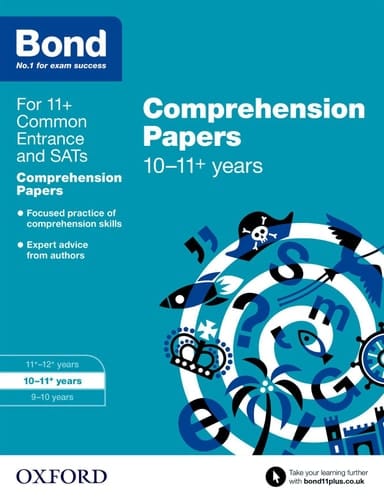 Bond 11+: English: Comprehension Papers: 10-11+ years (Bond 11+)