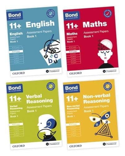 BOND 11+ English, Maths, Non-verbal Reasoning, Verbal Reasoning: Assessment Papers: 10-11 Years Bundle