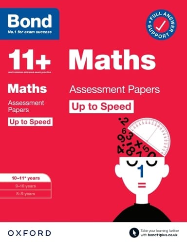 Bond 11+: Bond 11+ Maths Up to Speed Assessment Papers with Answer Support 10-11 years
