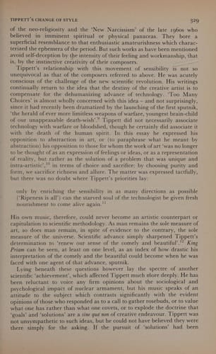 Tippett: The Composer and His Music