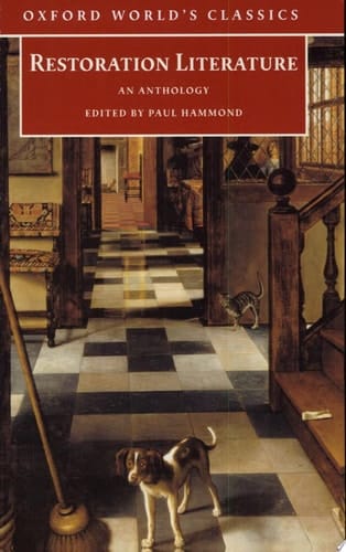 Restoration Literature: An Anthology (Oxford World's Classics)