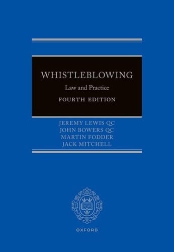 Whistleblowing: Law and Practice