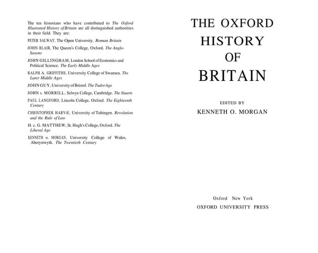 The Oxford History of Britain