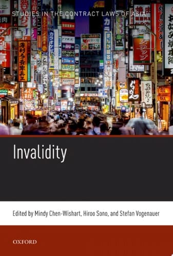 Invalidity (Studies in the Contract Laws of Asia)
