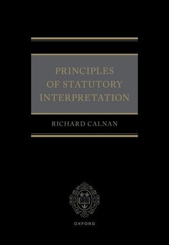 Principles of Statutory Interpretation