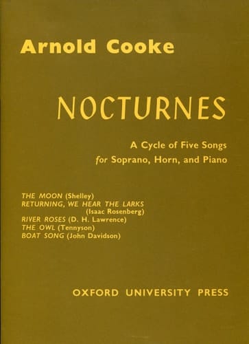 Nocturnes: A Cycle of Five Songs for Soprano, Horn, and Piano
