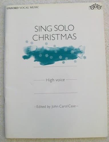 Sing Solo Christmas High Voice