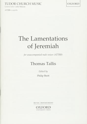 Tallis, T: Lamentations of Jeremiah