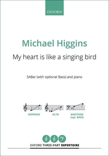 My heart is like a singing bird (SABar)
