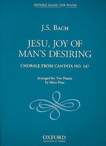 Jesu. Joy of Man's Desiring - Arranged for Two Pianos by Myra Hess
