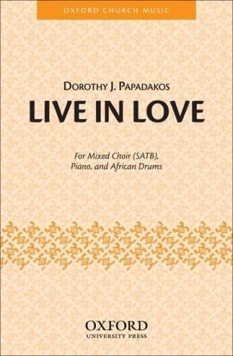 Live in Love: Vocal score