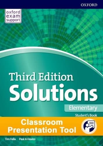 Solutions 3rd Edition Elementary. Student's Book + Workbook CPT Access Card