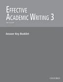 Effective Academic Writing: Answer Key 3 : Answer Key 3