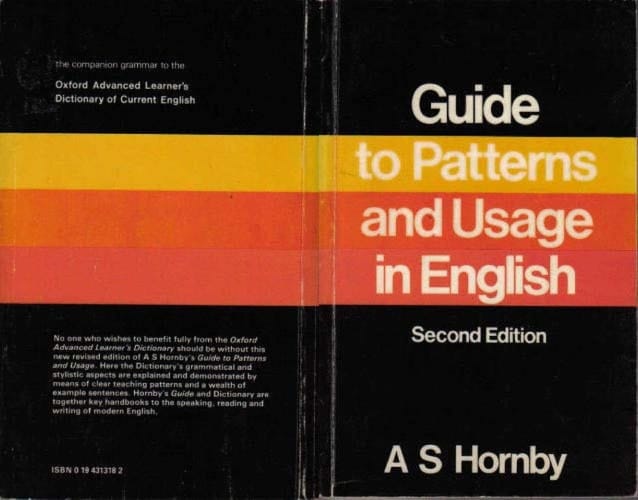 Guide to Patterns and Usage in English