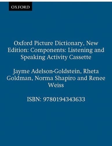 New Oxford Picture Dictionary: Listening and Speaking Activity Cassette (The New Oxford Picture Dictionary (1988 ed.))