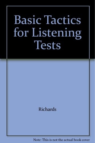 Basic Tactics for Listening Tests