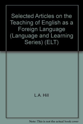 Selected Articles on the Teaching of English as a Foreign Language