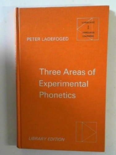 Three areas of experimental phonetics