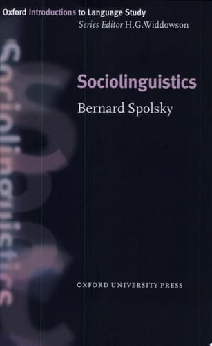 Sociolinguistics
